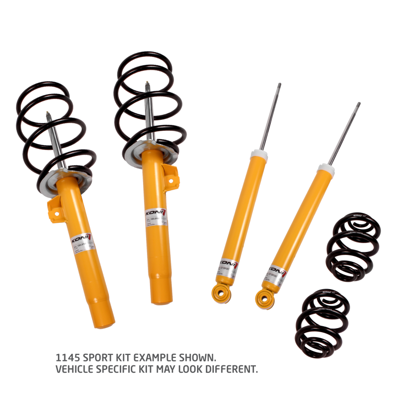 Koni 1145 Sport Kit 15+ Ford Mustang V8 Coupe/Convertible (excl GT350/GT350R/MagneRide Models) KONI Shock & Spring Kits  AXOPROS