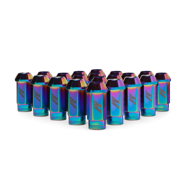 Mishimoto Aluminum Locking Lug Nuts M12x1.5 20pc Set Neo Chrome Mishimoto Lug Nuts  AXOPROS