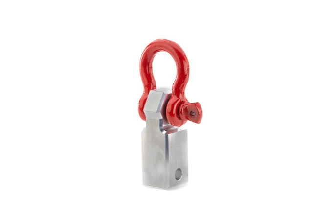 Weigh Safe Towing Recovery - Red Hard Shackle Hitch w/Aluminum Body Weigh Safe Tow Bars  AXOPROS