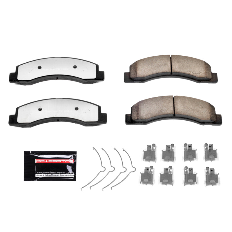 Power Stop 00-05 Ford Excursion Front Z36 Truck & Tow Brake Pads w/Hardware PowerStop Brake Pads - Performance  AXOPROS