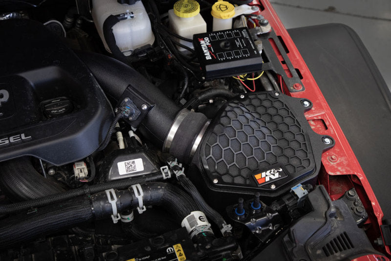 K&N 20-21 Jeep Wrangler V6-3.0L DSL Aircharger Performance Intake K&N Engineering Cold Air Intakes  AXOPROS