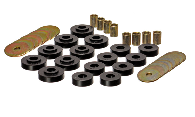 Energy Suspension Corvette Roadster Body Mt - Black Energy Suspension Bushing Kits  AXOPROS