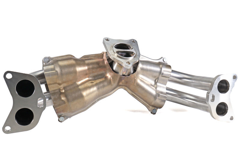 Perrin 22-24 Subaru WRX / 20-24 OBXT & Legacy XT / 19-24 Ascent Equal Length Header - Brushed SS Perrin Performance Headers & Manifolds  AXOPROS