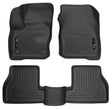 Husky Liners Weatherbeater 2016 Ford Focus RS Front & 2nd Seat Floor Liners - Black Husky Liners Floor Mats - Rubber  AXOPROS