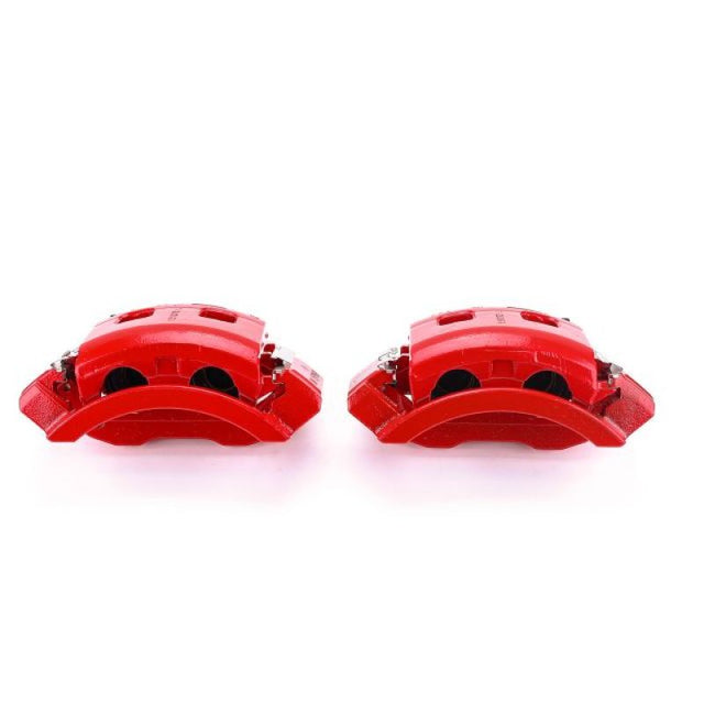 Power Stop 00-01 Dodge Ram 1500 Front Red Calipers w/Brackets - Pair PowerStop Brake Calipers - Perf  AXOPROS
