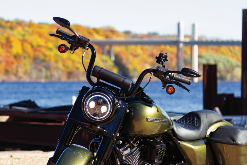 Kuryakyn Teardrop Mirrors Satin Black Kuryakyn Rear View Mirrors  AXOPROS