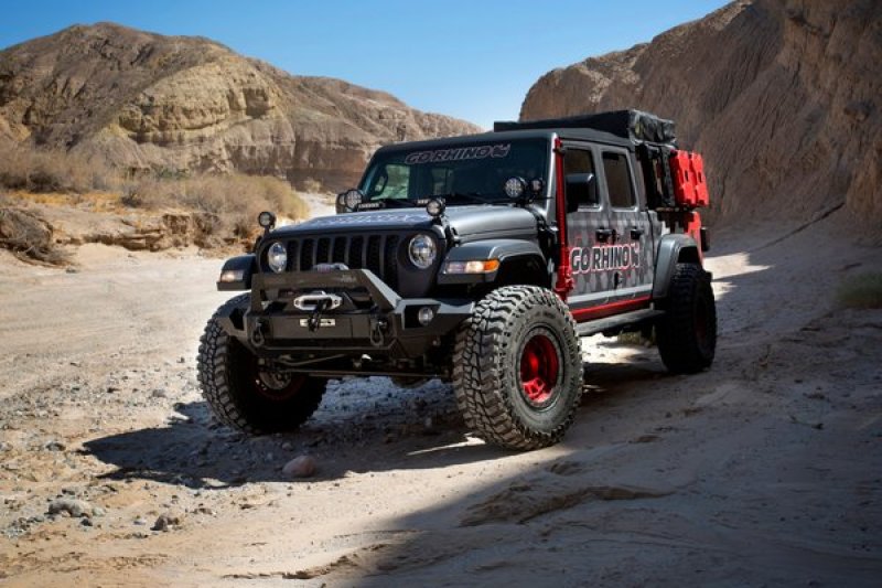 Go Rhino 19-21 Jeep Gladiator XRS Overland Xtreme Rack - Black Go Rhino Truck Bed Rack  AXOPROS