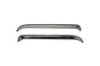 AVS 80-96 Ford Bronco (Installs w/Tape) Ventshade Window Deflectors 2pc - Stainless AVS Wind Deflectors  AXOPROS