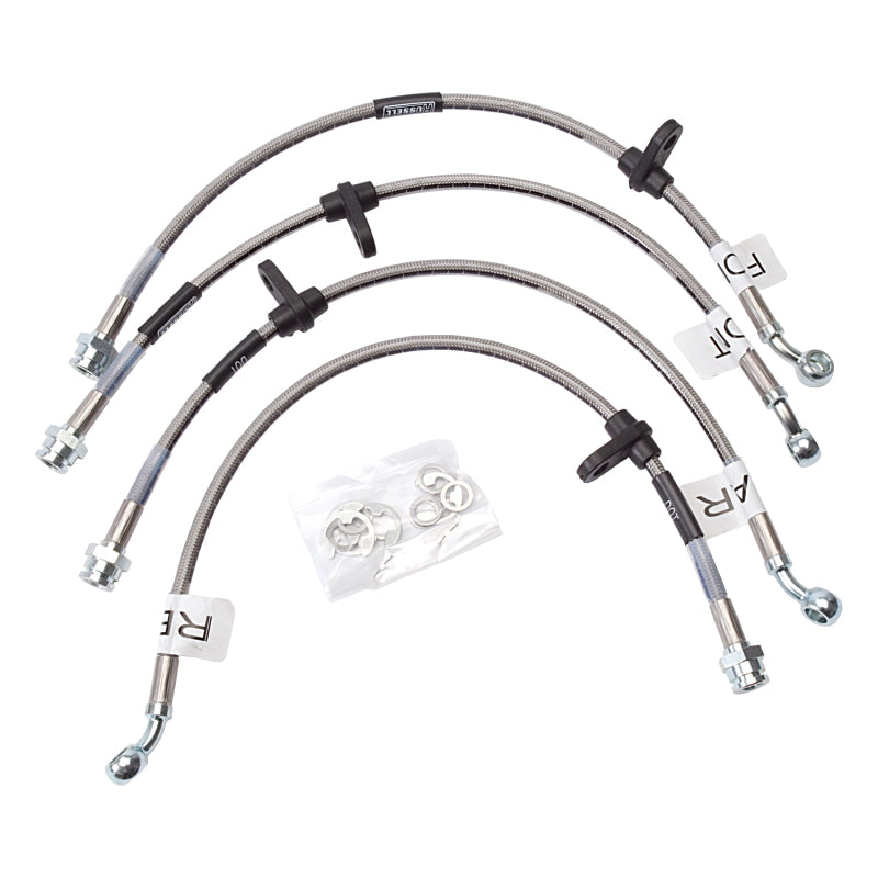 Russell Performance 99-02 Honda Civic Coupe Si Brake Line Kit Russell Brake Line Kits  AXOPROS