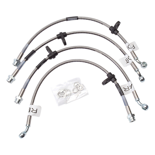Russell Performance 99-02 Honda Civic Coupe Si Brake Line Kit Russell Brake Line Kits  AXOPROS