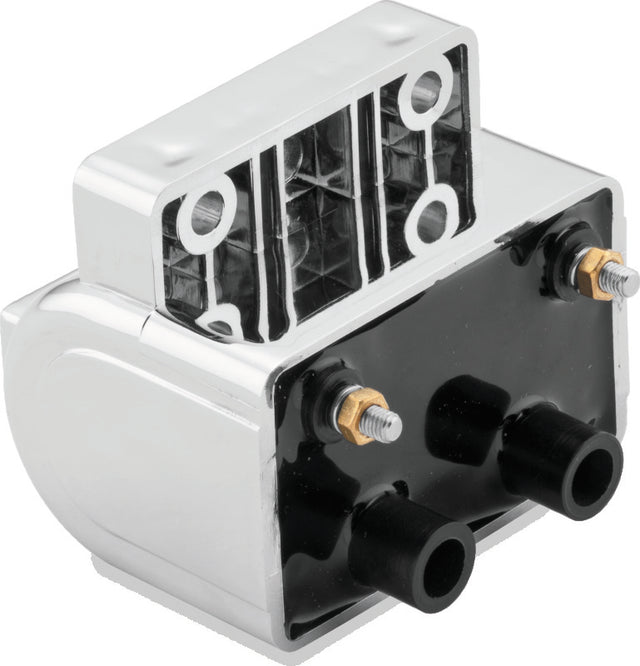 Twin Power 80-84 Big Twin and XL Ignition Coil Chrome Replaces H-D 31609-80 4 Ohm TwinPower Stock Replacement Ignition  AXOPROS