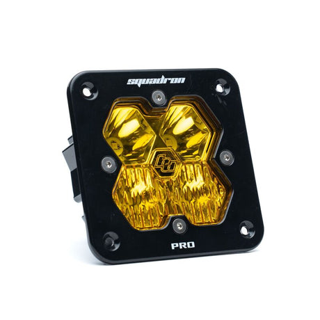 Baja Designs Baja Designs Squadron 2.0 Pro LED Driving Flush Mount (Single Light) - Baja Amber Light Bars & Cubes aftermarket performance part
