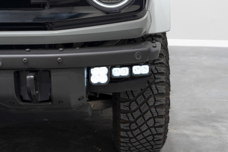Diode Dynamics 21-Up Ford Bronco Stage Series Fog Pocket Kit - White Sport Diode Dynamics Fog Lights  AXOPROS