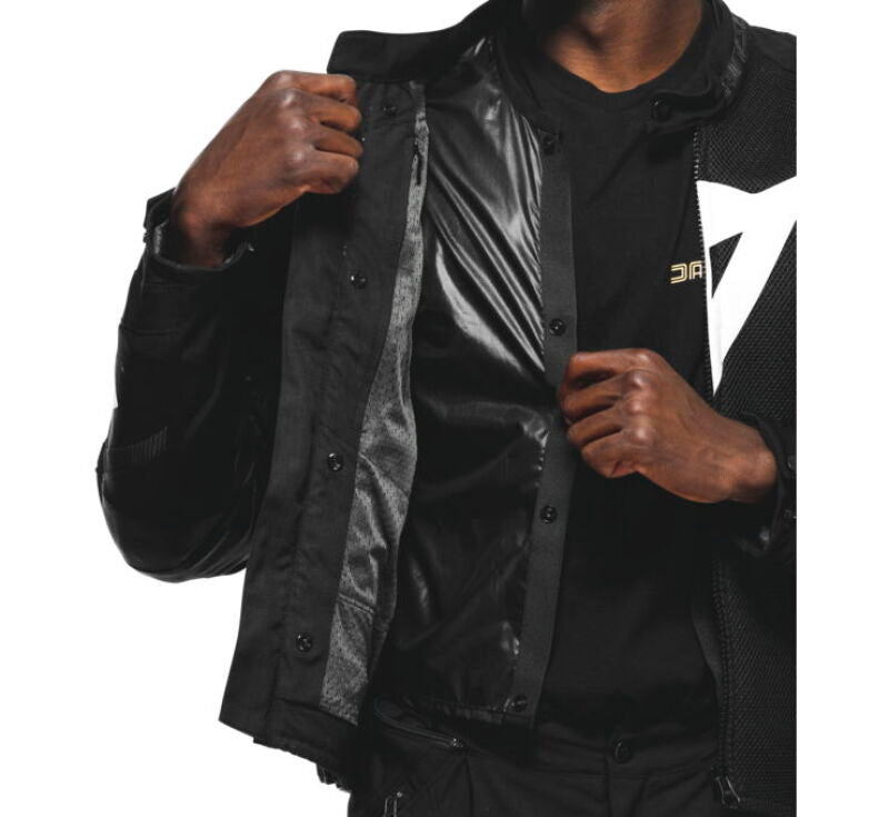 Dainese Energyca Air Tex Jacket Black/Black Size - 50 Dainese Jackets - Textile  AXOPROS