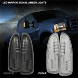 xTune Ford Superduty F250-F650 03-07 Amber LED Mirror Signal Lens - Clear ACC-LED-FDSD99-MR-C SPYDER Side Mirrors  AXOPROS