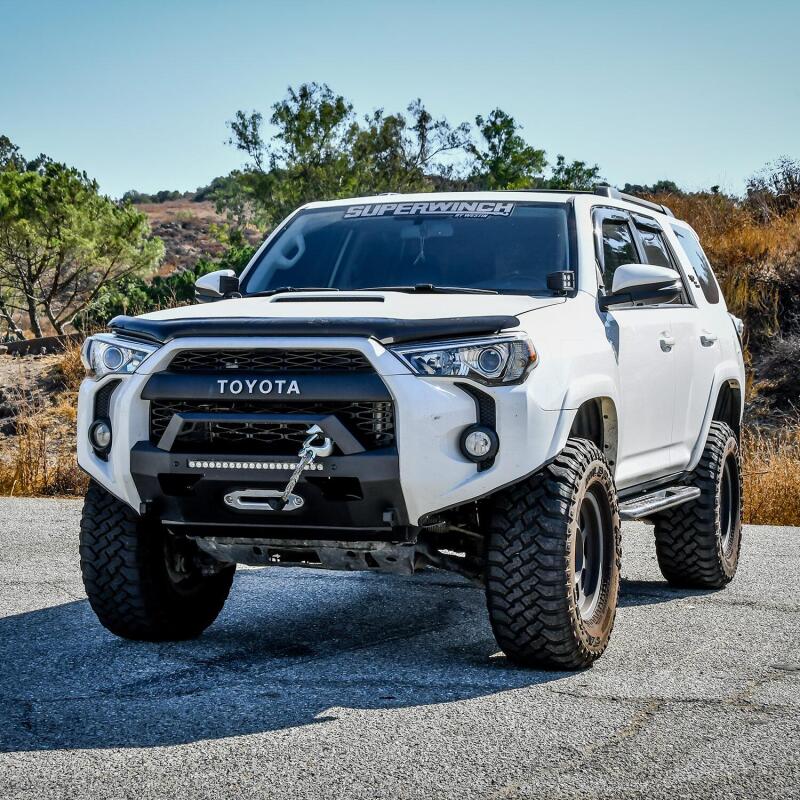Westin 14-20 Toyota 4Runner Pro-Series Bumper Angular Bull Bar - Textured Black Westin Bumpers - Steel  AXOPROS