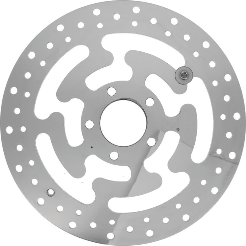 Bikers Choice 08-16 Touring OEM Style 11.8in Polished Rear Brake Rotor Right Replaces H-D 41810-08 Bikers Choice Brake Rotors - Drilled  AXOPROS