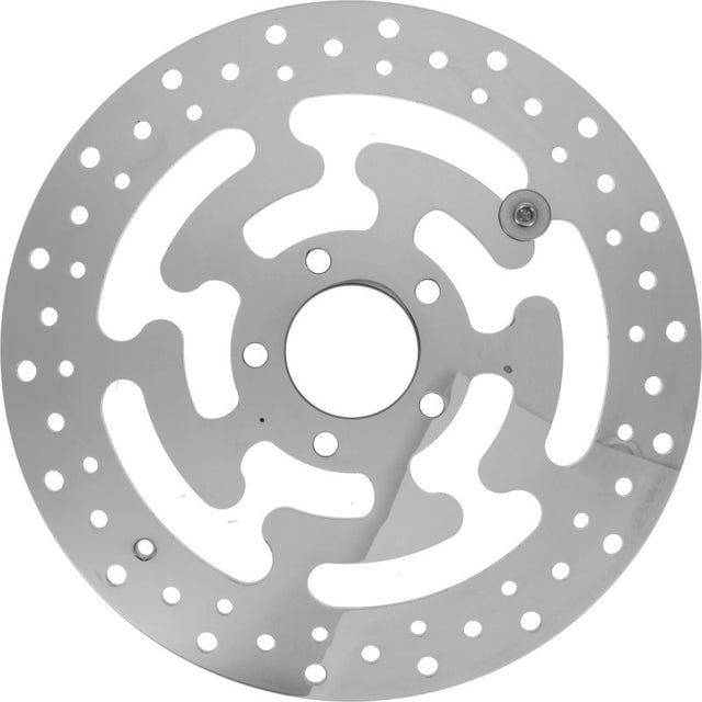 Bikers Choice 08-16 Touring OEM Style 11.8in Polished Rear Brake Rotor Right Replaces H-D 41810-08 Bikers Choice Brake Rotors - Drilled  AXOPROS