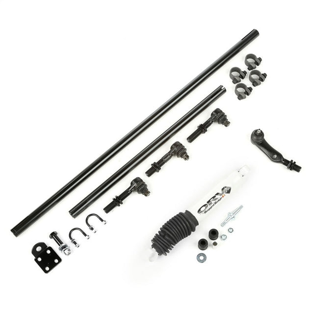 Rugged Ridge HD Steering Kit W/ Damper 84-06 Jeep XJ ZJ TJ Rugged Ridge Bushing Kits  AXOPROS