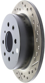 StopTech 90-96 Acura Integra / 97-01 Integra (Exc. Type R) Slotted & Drilled Left Rear Rotor Stoptech Brake Rotors - Slot & Drilled  AXOPROS