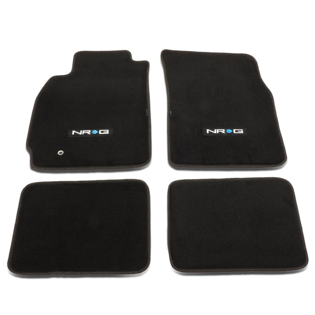 NRG Floor Mats - 03-05 Evo 8 (Evolution Logo) - 4pc. NRG Floor Mats Carpeted  AXOPROS