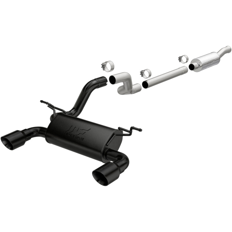 MagnaFlow 2018+ Jeep Wrangler 3.6L 409 SS Dual Split Rear Exit Black Tips Cat-Back Exhaust Magnaflow Catback  AXOPROS