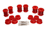 Energy Suspension 04-09 Cadillac XLR/XLR-V / 97-12 Corvette Red Rear End C/A Bushing Set Energy Suspension Bushing Kits  AXOPROS