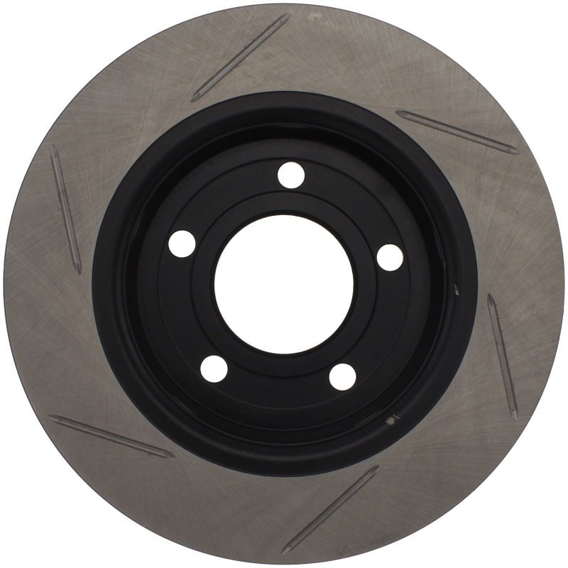 StopTech Power Slot 07-09 Mazdaspeed 3 Slotted Left Rear Rotor Stoptech Brake Rotors - Slotted  AXOPROS