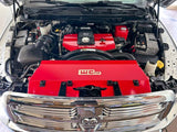 Wehrli 13-18 Cummins Fabricated Aluminum Radiator Cover - Bengal Red Wehrli Radiator Shrouds  AXOPROS