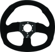 DragonFire Racing Steering Wheels - D-shaped- Suede- Iron Series- 0in offset DragonFire Racing Steering Wheels  AXOPROS