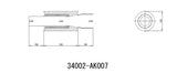 HKS UNIVERSAL EX H/M SUS 130-65 (MOQ: 8pcs) HKS Muffler  AXOPROS