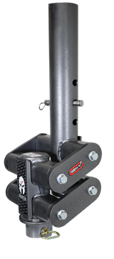 GEN-Y Hitch Gen-Y Spartan Torsion-Flex 5in Offset 4in RD Tube Gooseneck 2-5/16in Coupler Standard Height Hitch Accessories aftermarket performance part