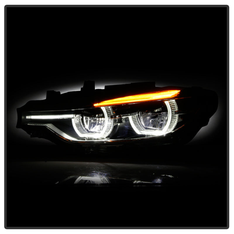 Spyder BMW F30 3 Series 4Dr LED Projector Headlights Chrome PRO-JH-BF3012H-4D-LED-C SPYDER Headlights  AXOPROS