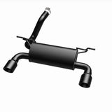 MagnaFlow 2018+ Jeep Wrangler 3.6L Dual Black Tip Axle-Back Exhaust Magnaflow Axle Back  AXOPROS
