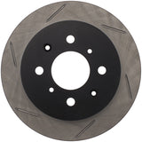 StopTech Power Slot Rear Right Rotor 90-01 Integra (exc. Type R) /all 93-00 Civic w rear disc/93-9 Stoptech Brake Rotors - Slotted  AXOPROS