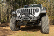Rugged Ridge HD Bumper Stubby Front 07-18 Jeep Wrangler JK 18-20 Jeep Wrangler JL 2020 JT Rugged Ridge Bumpers - Steel  AXOPROS