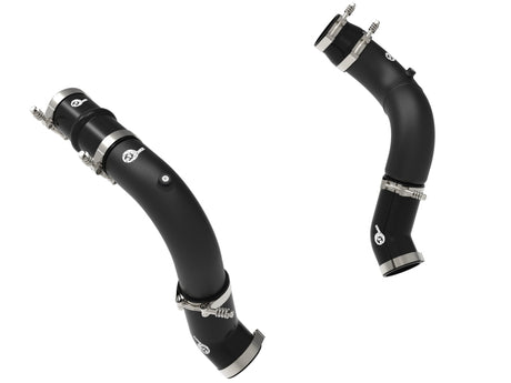 aFe aFe BladeRunner 3in & 3-1/2in AL Hot and Cold Charge Pipe Kit Black RAM Diesel Trucks 25-26 L6-6.7L Intercoolers aftermarket performance part