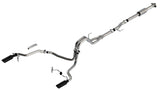 Borla F-150 2021 2.7L/3.5L 4dr CC SB EC STB Lari/King R/Plinum/LTD 3/2.25 SRE CB AK BLK CHR Tips Borla Catback  AXOPROS