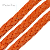 Borne Off-Road 12K Winch - Orange Synthetic Rope Borne Off-Road Winches  AXOPROS