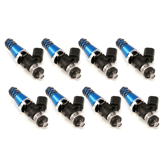 Injector Dynamics ID1050X Injectors 11mm (Blue) Adaptor Tops Denso Lower Cushions (Set of 8) Injector Dynamics Fuel Injector Sets - 8Cyl  AXOPROS