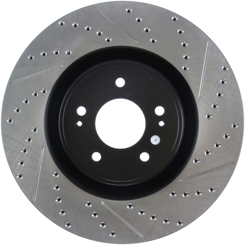 StopTech Slotted & Drilled Sport Brake Rotor Stoptech Brake Rotors - Slot & Drilled  AXOPROS