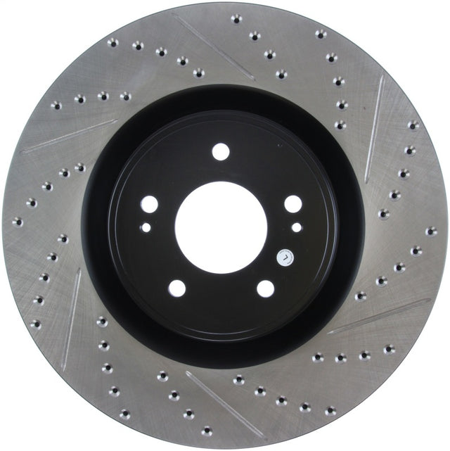 StopTech Slotted & Drilled Sport Brake Rotor Stoptech Brake Rotors - Slot & Drilled  AXOPROS