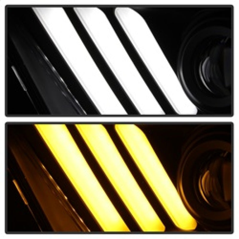 Spyder Ford Mustang 10-13 Projector Headlights - HID Model Only - Black PRO-YD-FM2010V2-HID-BK SPYDER Headlights  AXOPROS