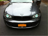 Spyder BMW E87 1-Series 08-11 Projector Headlights LED Halo Black High H1 Low H7 PRO-YD-BMWE87-HL-BK SPYDER Headlights  AXOPROS