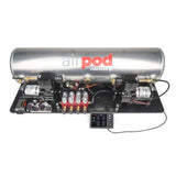 Ridetech RidePro E5 Air Ride Suspension Control System 5 Gallon Dual Compressor AirPod 1/4in Valves Ridetech Air Compressor Systems  AXOPROS