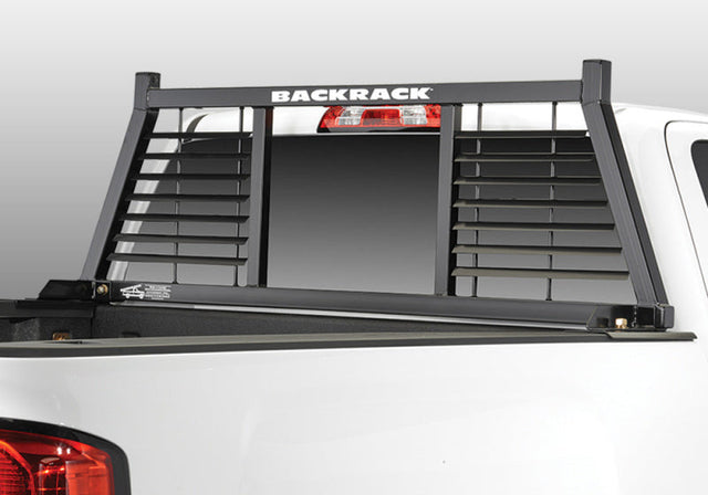 BackRack 19-23 Silverado/Sierra (New Body Style) Half Louvered Rack Frame Only Requires Hardware BackRack Headache Racks  AXOPROS