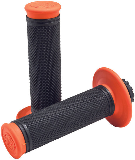 ProTaper Pro Series Clamp On Full Diamond Orange/Black ProTaper Grips  AXOPROS