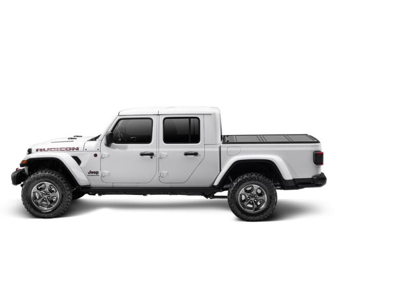 UnderCover 2020 Jeep Gladiator 5ft Ultra Flex Bed Cover - Matte Black Finish Undercover Bed Covers - Folding  AXOPROS