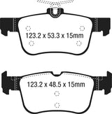 EBC 15+ Ford Edge 2.0 Turbo FWD Ultimax2 Rear Brake Pads EBC Brake Pads - OE  AXOPROS