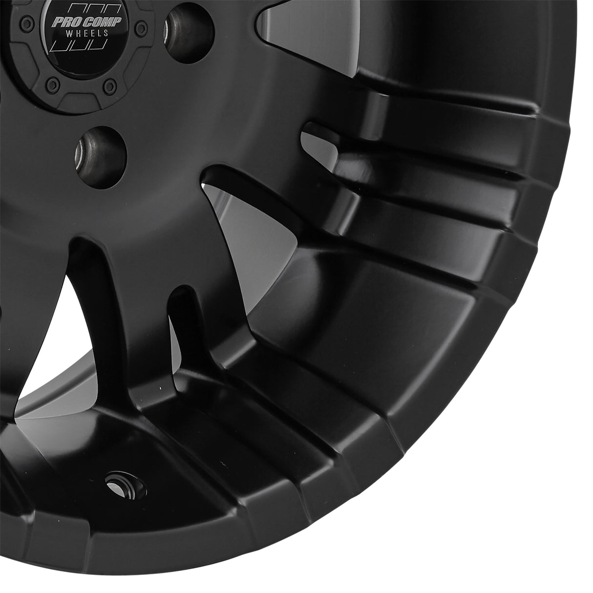 Raven Satin Black 17x9 5x5 4.75BS Offset -6mm Cap P/N 8327041 Pro Comp Wheel  AXOPROS
